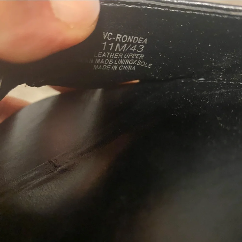 Vince Camuto | Rondea Sandal In Black Leather Size 11 NEW